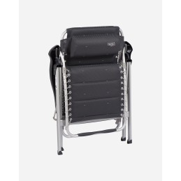 Tamsiai pilkas šezlongas al/232 deluxe crespo sodui, kempingui, kemperiui
