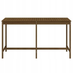 Sodo stalas medinis stalas terasos sodo balkono baldams 203,5x90x110 cm