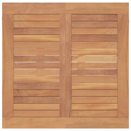 Tikmedžio sodo baldų komplektas 85x85cm, 2 kėdės, natūralios spalvos