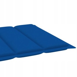 Tikmedžio sodo gultas su pagalve 195x59,5 cm, kobalto mėlyna