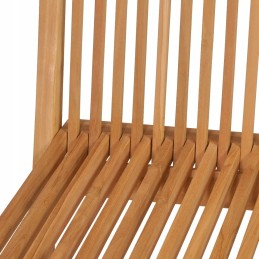 Vidaxl 5 dalių sodo baldų komplektas, tikmedžio masyvo