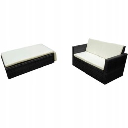 2 dalių sodo poilsio komplektas, pagalvės, išsimokėtinai