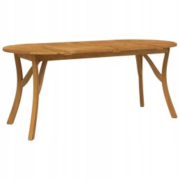 Sodo stalas, 200x90x75 cm, akacijos masyvo