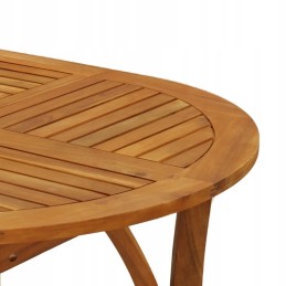 Sodo stalas, 200x90x75 cm, akacijos masyvo