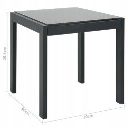 Vidaxl 2 gultų komplektas su stalu, tekstile ir plienu