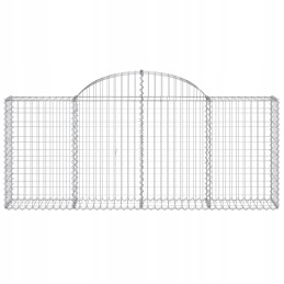 Gabionų krepšeliai 5 vnt 200x30x80/100cm cinkuoti