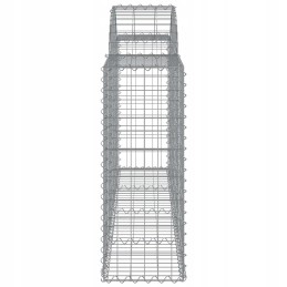 Gabionų krepšeliai 5 vnt 200x30x80/100cm cinkuoti