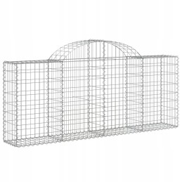 Gabiono krepšeliai 5 vnt 200x30x80/100cm cinkuota geležis
