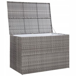 Vidaxl sodo dėžė, pilka, 150 x 100 x 100 cm, PE rotangas