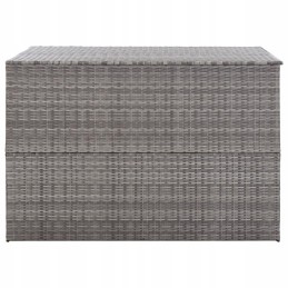 Vidaxl sodo dėžė, pilka, 150 x 100 x 100 cm, PE rotangas