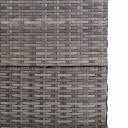 Vidaxl sodo dėžė, pilka, 150 x 100 x 100 cm, PE rotangas