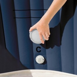 Daugiaspalvė LED lempa burbuliniam SPA intex 28503