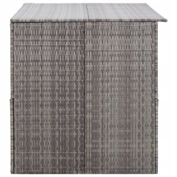 Vidaxl sodo dėžė, pilka, 150 x 100 x 100 cm, PE rotangas