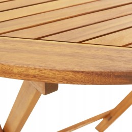 5 dalių sodo baldų komplektas, lapinis audinys ir mediena