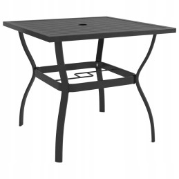 Sodo valgomojo komplektas, stalas 81,5x81,5x72 cm, kėdė 57,5x72x94 cm