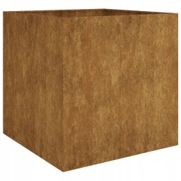 Vazonas, 80x80x80 cm, Corten plieno