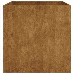 Vazonas, 80x80x80 cm, Corten plieno