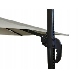 Cantielver skėtis, grafitas, 270 cm