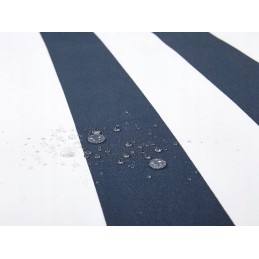 Sodo suoliukas iš sertifikuotos medienos, 160 cm, su mėlyna Vivara pagalvėle