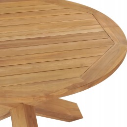 Tikmedžio sodo stalas 110x75cm, rudas