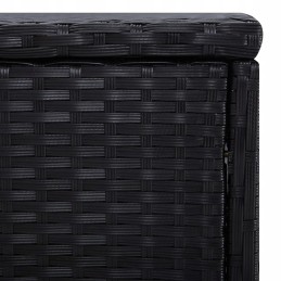 Vidaxl gultas 310227 plastikinis juodas + buitiniai audiniai York audinio audinys 3 vnt.