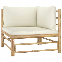 Kreminis bambuko poilsio komplektas 5/10 cm 65x70x60 cm