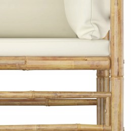 Kreminis bambuko poilsio komplektas 5/10 cm 65x70x60 cm