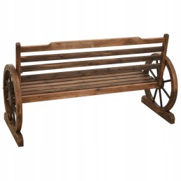 Sodo suolas, 142 cm, eglės masyvo