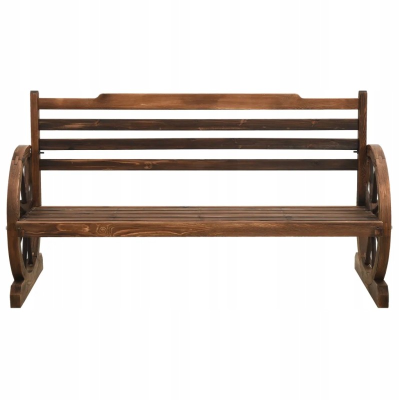 Sodo suolas, 142 cm, eglės masyvo