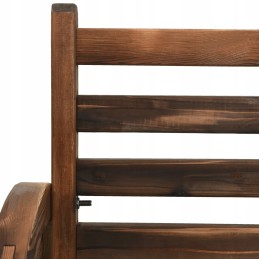Sodo suolas, 142 cm, eglės masyvo