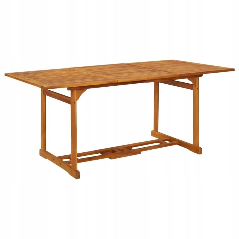 Sodo valgomojo stalas, 180x90x75 cm, li
