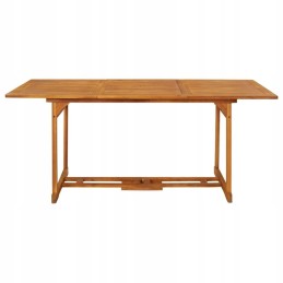 Sodo valgomojo stalas, 180x90x75 cm, li