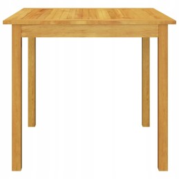 Acacia sodo baldų komplektas - stalas 85x85x74cm, 4 kėdės, juoda, kreminė