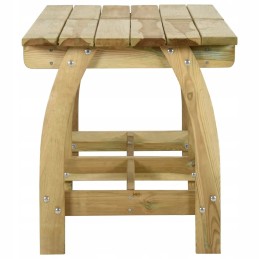 Sodo stalas, 220x74x75 cm, impregnuota pušies mediena