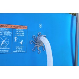 2x baseino vamzdžio atrama intex bestway oe 32 mm baseino vamzdžio žarnos laikiklis