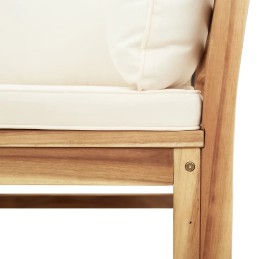 Sodo sofa su pagalvėlėmis, 2-vietė, medžio masyvo