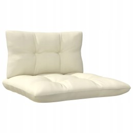 Keturių vietų sodo sofa su kreminės pušies medienos pagalvėlėmis