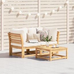 Sodo sofa su pagalvėlėmis, 2-vietė, medžio masyvo