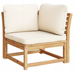Sodo sofa su pagalvėlėmis, 2-vietė, medžio masyvo