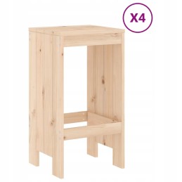 Vidaxl 5 dalių baro baldų komplektas sodui, pušies masyvo
