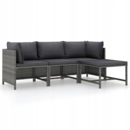 Technorattan sodo sofa, sodo baldų komplektas