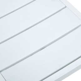 Lumarko sodo kėdės, 4 vnt., baltos, HDPE