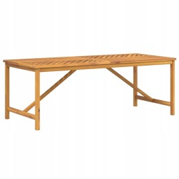 Sodo stalas, 200x90x74 cm, akacijos masyvo