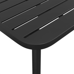 Vidaxl sodo stalas, antracitas, 200x100x71 cm, plieninis