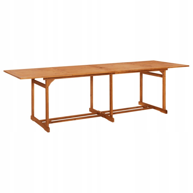 Akacijos medinis valgomojo stalas 280x90x75 cm