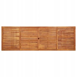 Akacijos medinis valgomojo stalas 280x90x75 cm