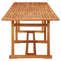 Akacijos sodo stalas 280x90x75 cm, natūralus