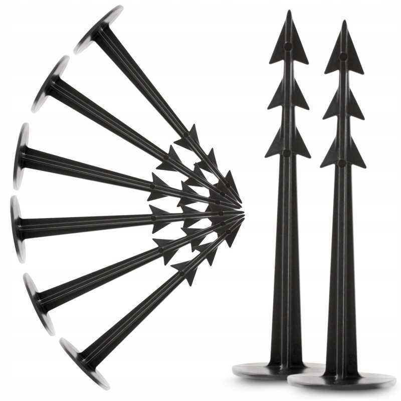 Tvirtinimo smeigtukai gardenpeg folijos medžiaginiams tinklams 125 mm - 20 vnt