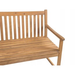 Sodo suolas, sertifikuota akacijos mediena, 180 cm, šviesaus medžio, vivara lum