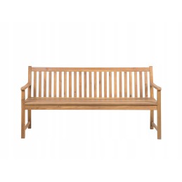 Sodo suolas, sertifikuota akacijos mediena, 180 cm, šviesaus medžio, vivara lum